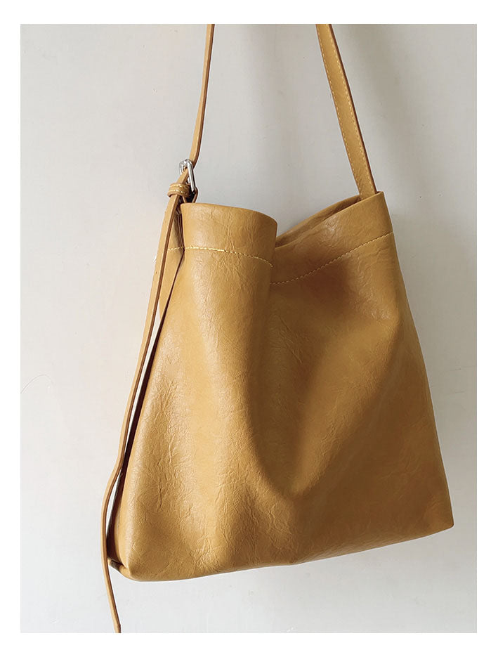 Simple Leather Tote Bag