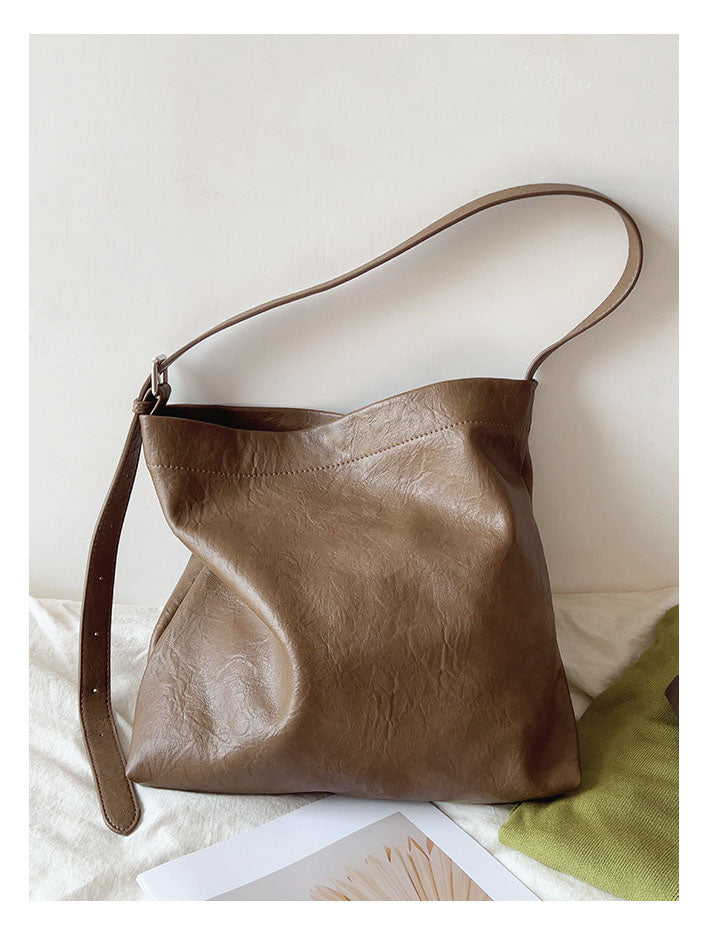 Simple Leather Tote Bag