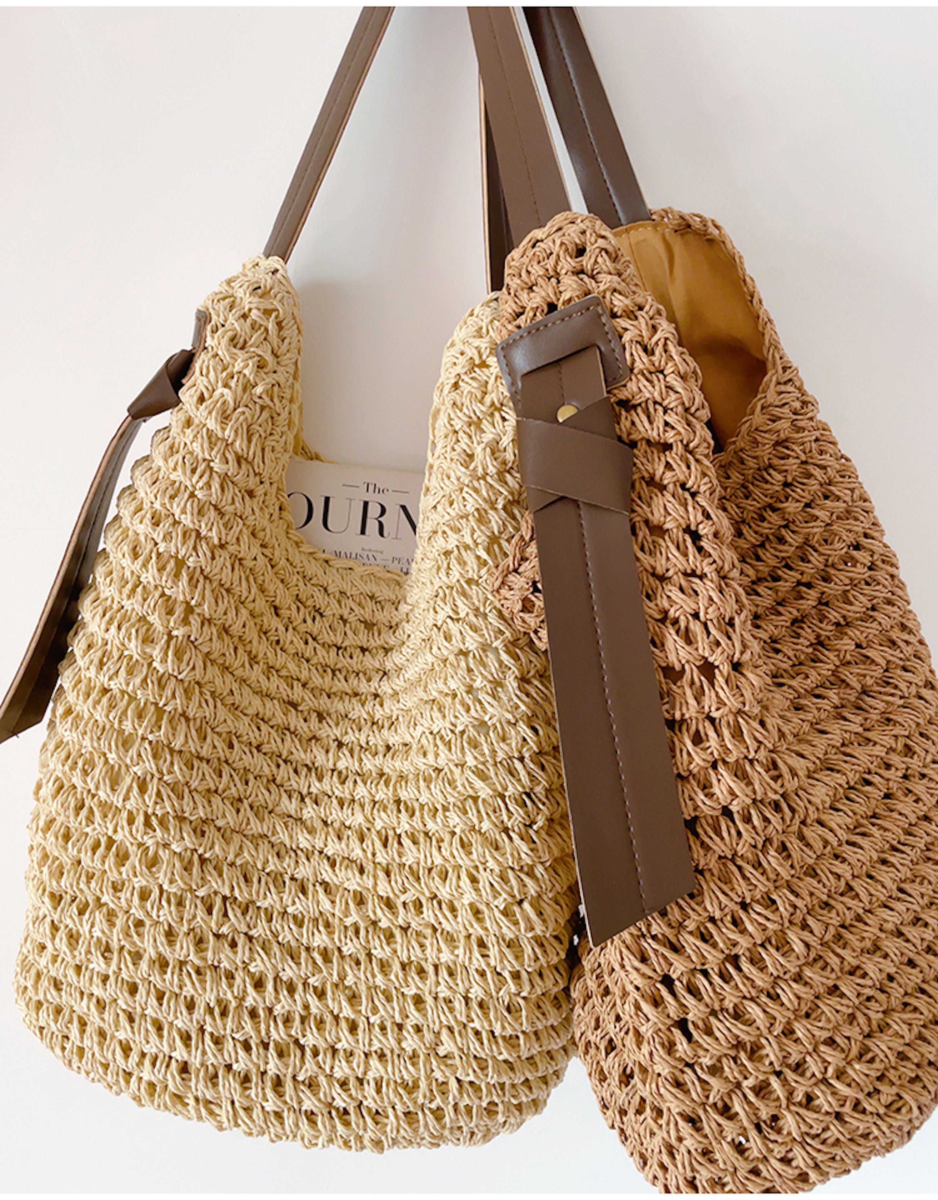 Simple Straw Woven Shoulder Bag