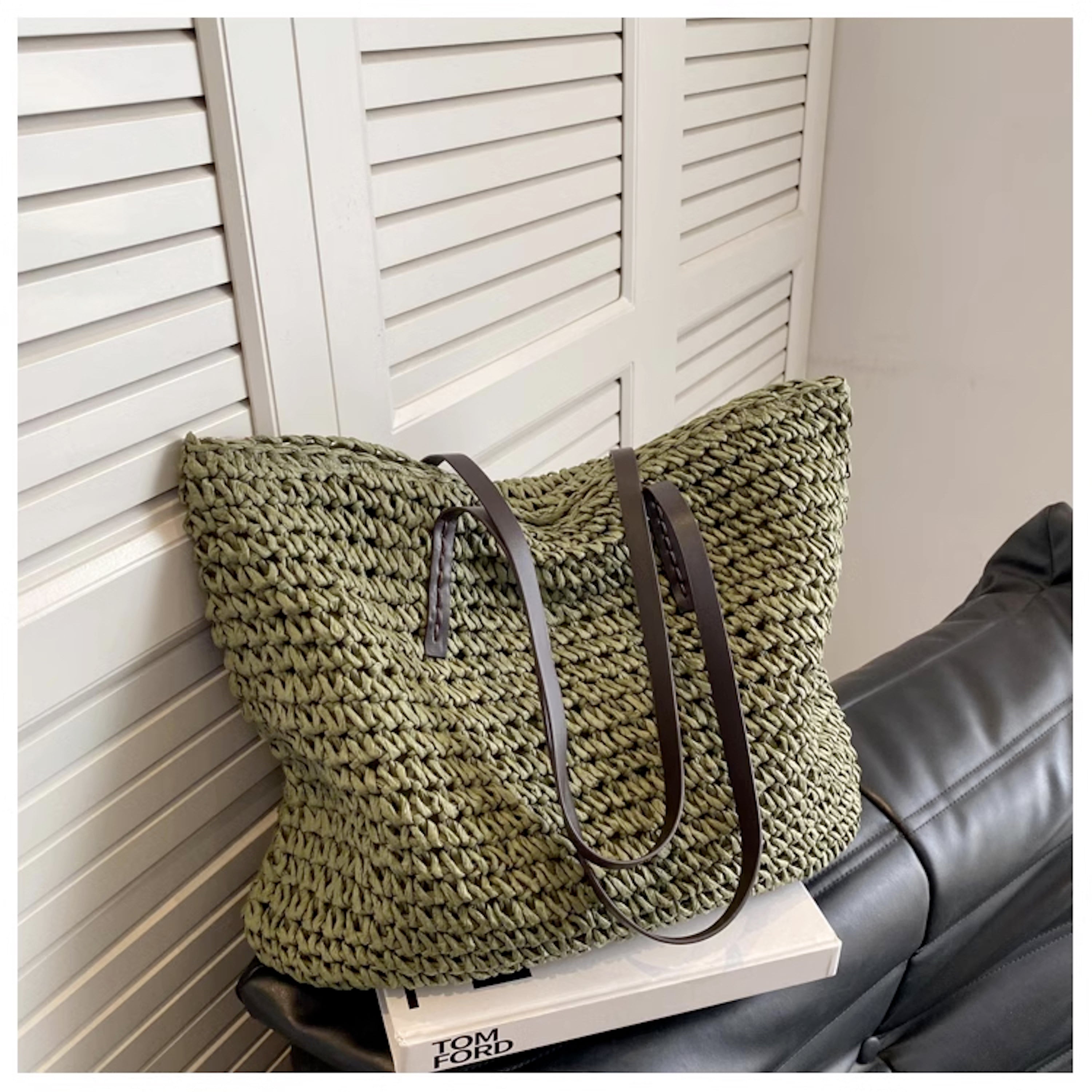Everyday Large Straw Woven Summer Bag