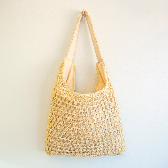 Elena Handbags Straw Woven Tote