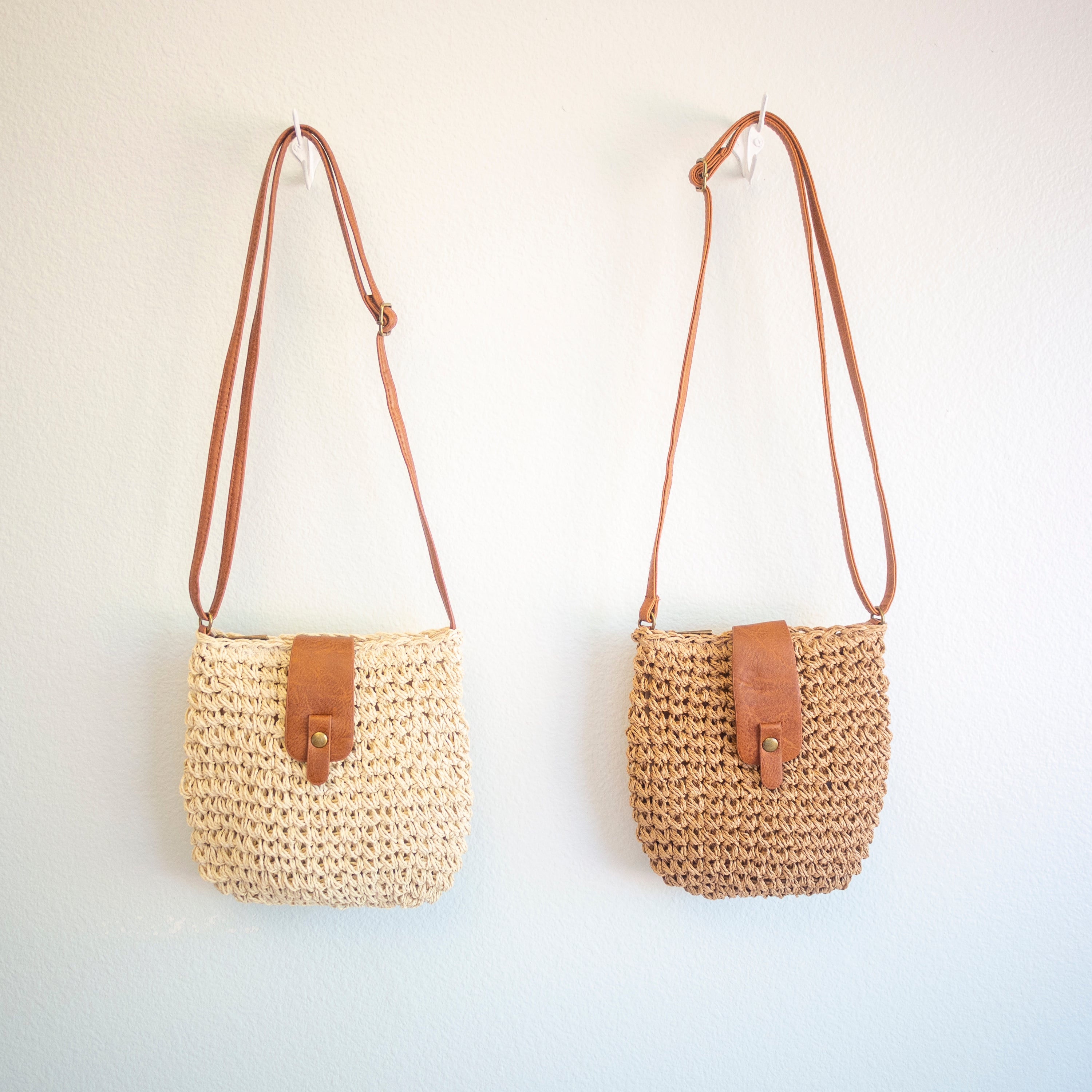 Straw Woven Crossbody Bag
