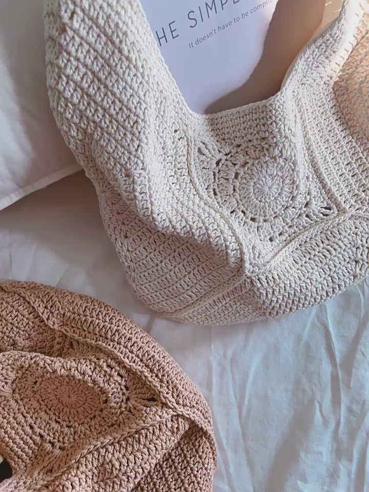 Boho Crochet Shoulder Bag