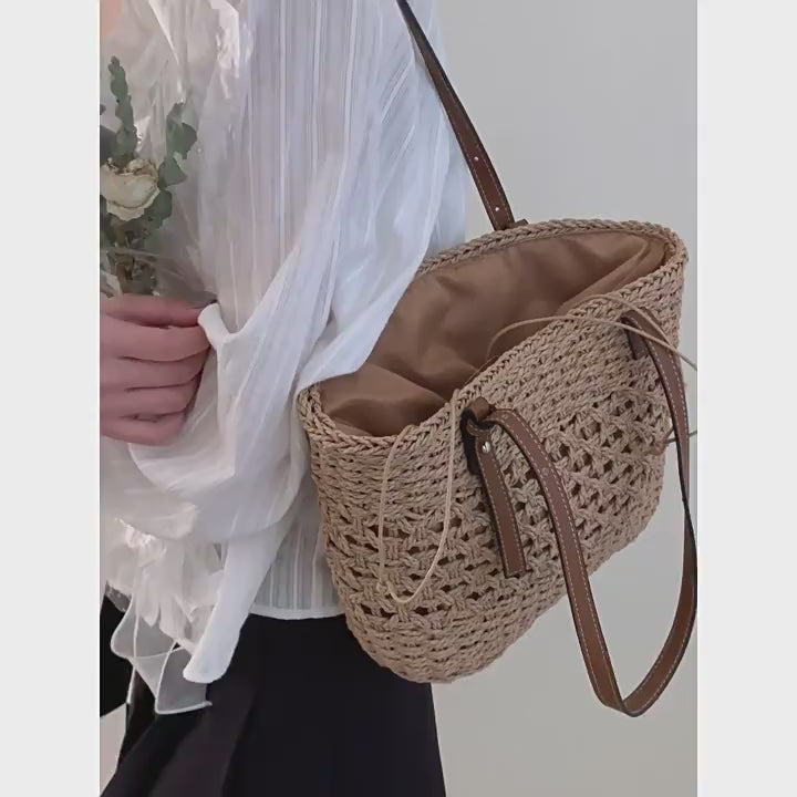 Straw Market Tote Bag