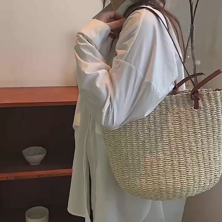Medium Summer Basket Tote