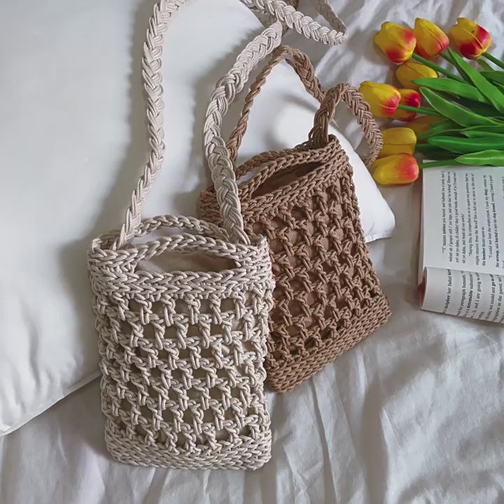 Woven Crossbody Purse