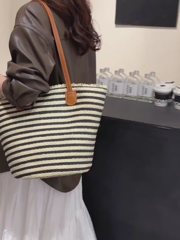 Summer Basket Tote Bag