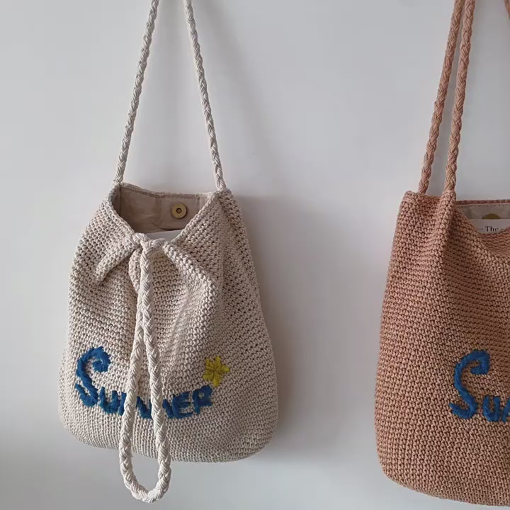 Summer Cotton Knitted Bag