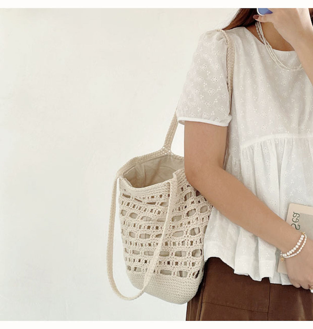 Artsy Crochet Bucket Bag