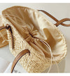 Elena Handbags Women's Woven Straw Market Tote Bag