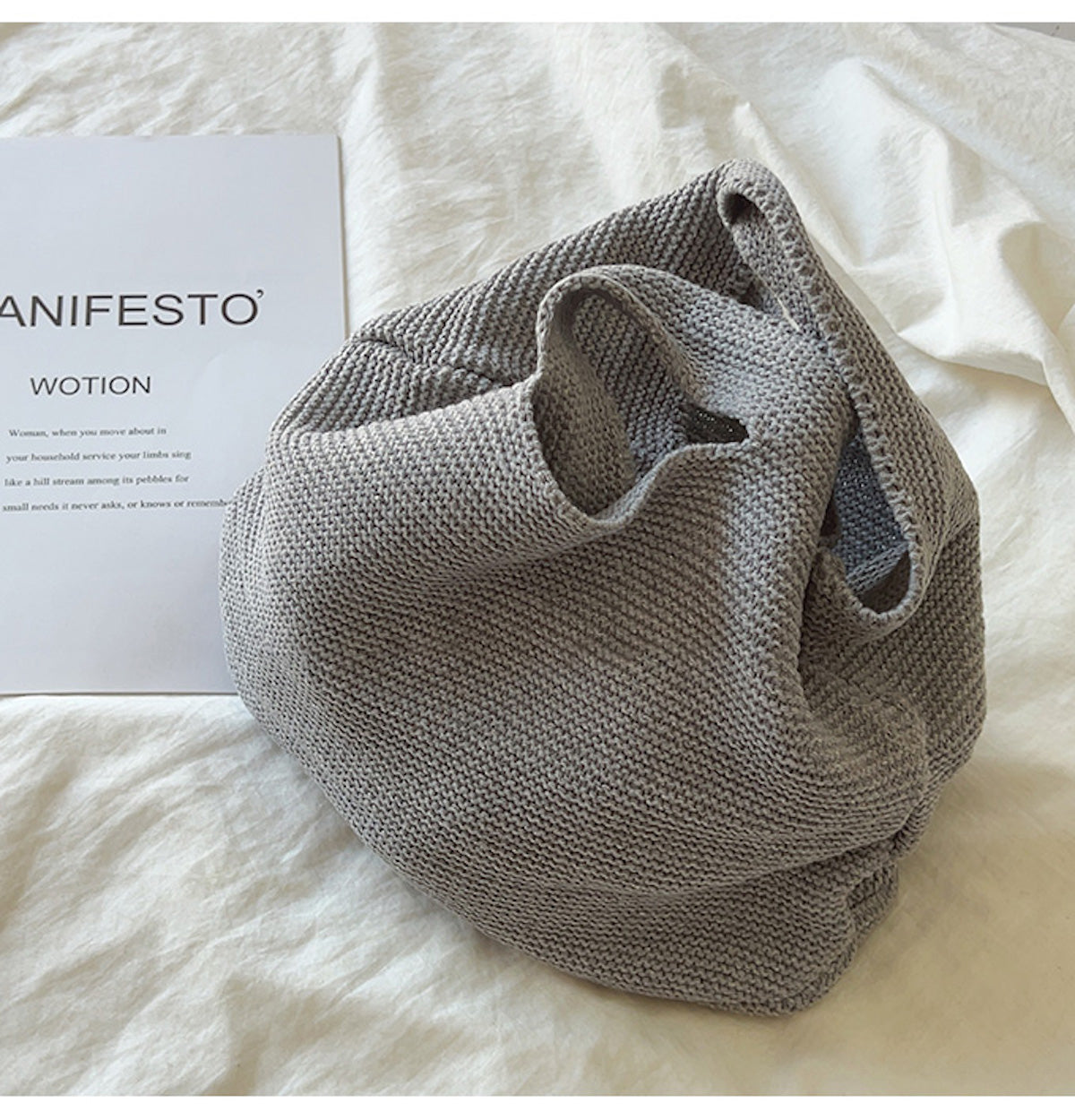 Buy Online Elena Handbags Retro Style Knit Handbag