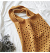 Buy Online High Quality, Unique Handmade Cotton Knitted Shoulder Bag, Fashion Casual Bag, Handmade Gift for Her - Elena Handbags