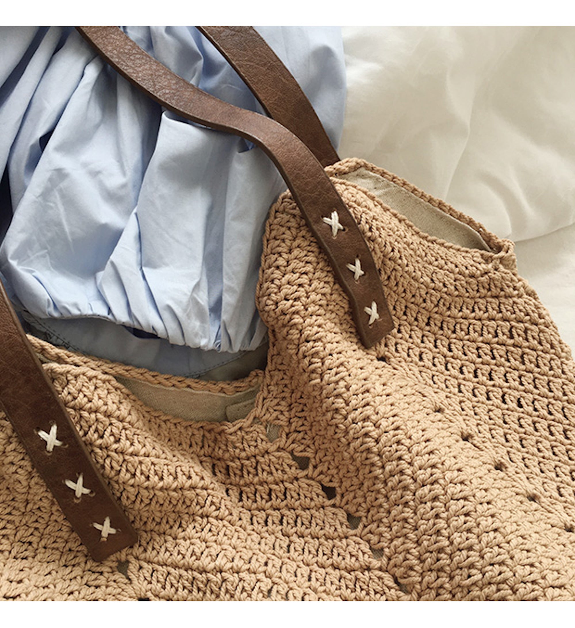 Buy Online High Quality, Unique Handmade Retro Cotton Knitted Shoulder Bag, Hand Woven, Fashion Casual Bag, Gift for Her, Women's Woven Bag - Elena Handbags
