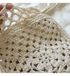 Buy Online High Quality, Unique Handmade Retro Cotton Knitted Shoulder Bucket Bag with Tassel, Hand Crochet Woven Purse, Fashion Casual Bag, Crossbody Bag Women's Purse Shoulder Bag - Elena H