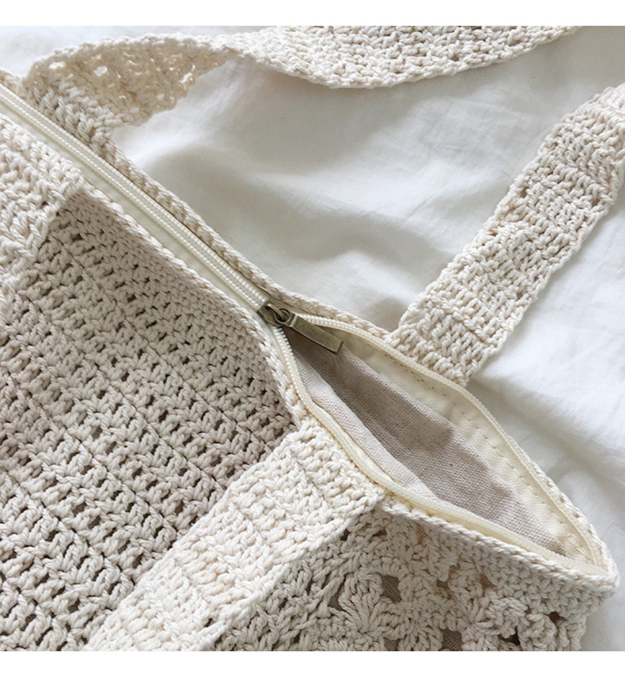 Buy Online High Quality, Unique Handmade Retro Artsy Cotton Knitted Shoulder Bag, Hand Woven, Fashion Casual Bag, Gift for Her, Women's Woven Bag - Elena Handbags