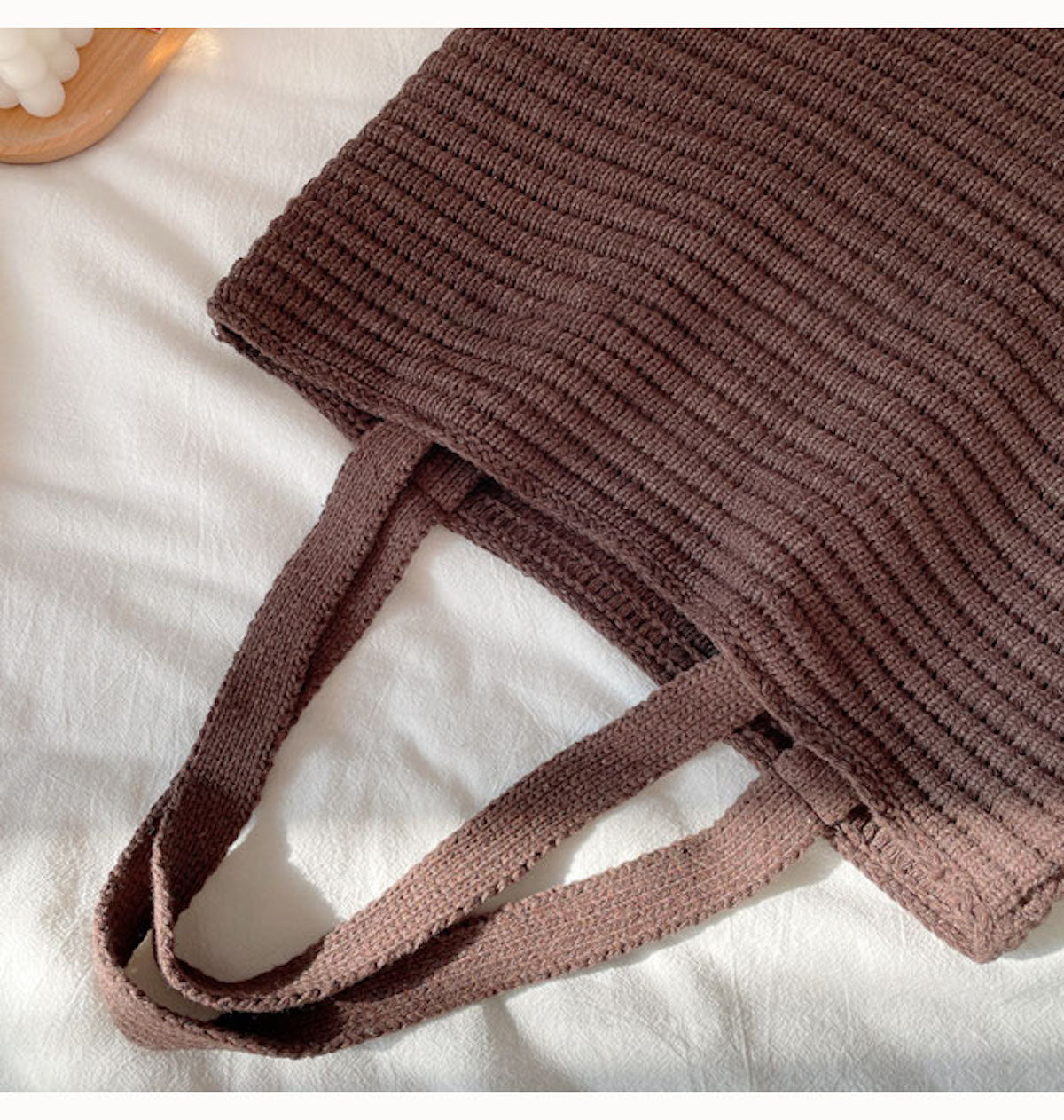 Large Crochet Tote Bag
