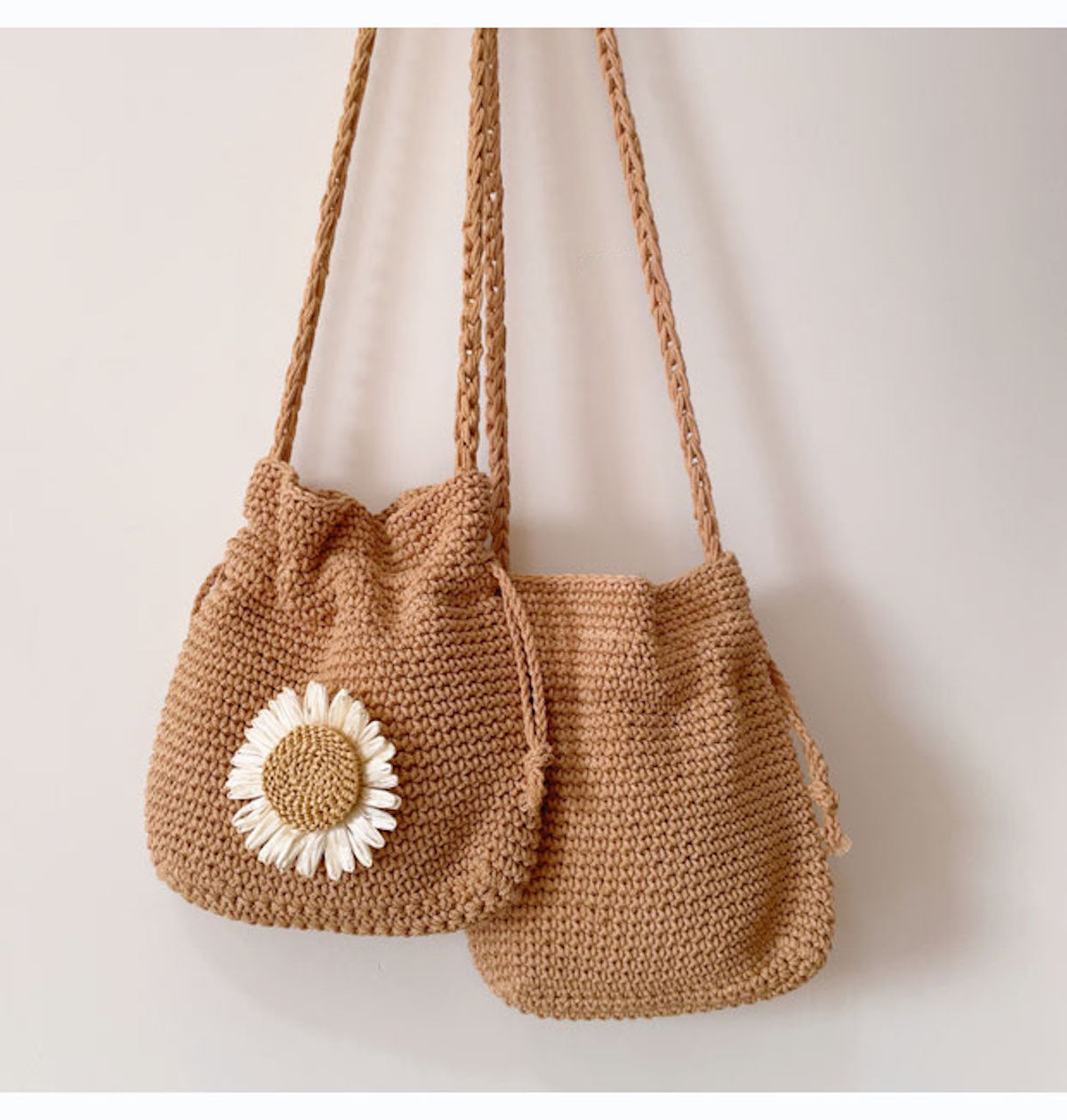 Buy Online Elena Handbags Handmade Crochet Flower Purse