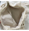 Buy Online High Quality, Unique Handmade Retro Artsy Cotton Knitted Shoulder Bag, Hand Woven, Fashion Casual Bag, Gift for Her, Women's Woven Bag - Elena Handbags