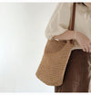Buy Online High Quality, Unique Handmade Straw Woven Retro Shoulder Bag - Elena Handbags
