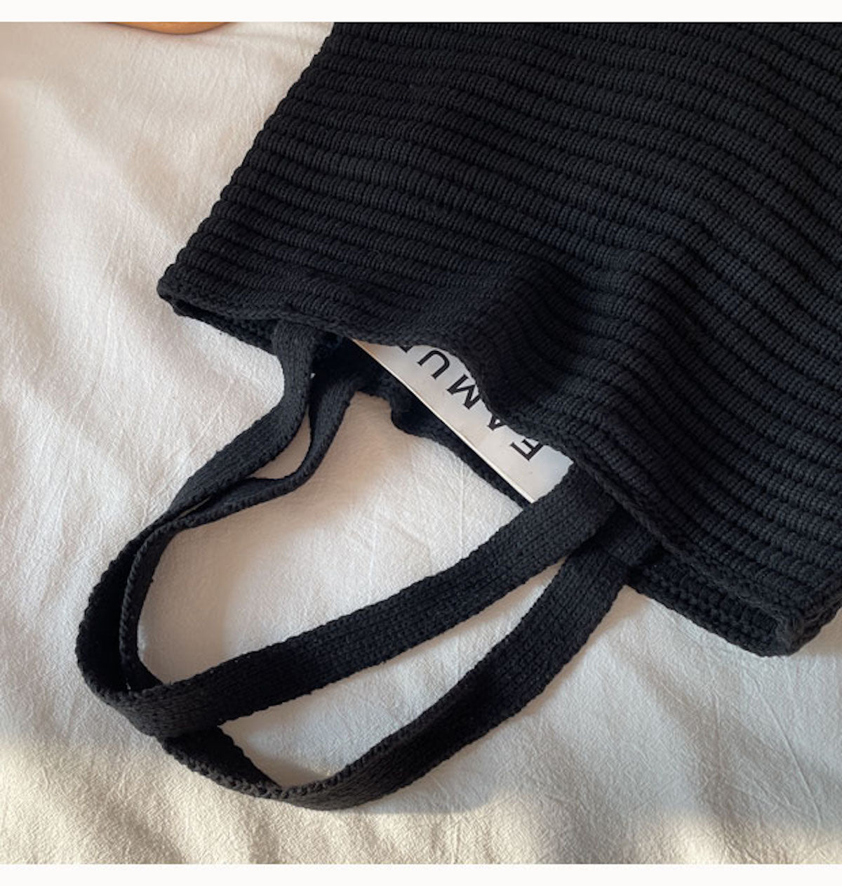 Large Crochet Tote Bag