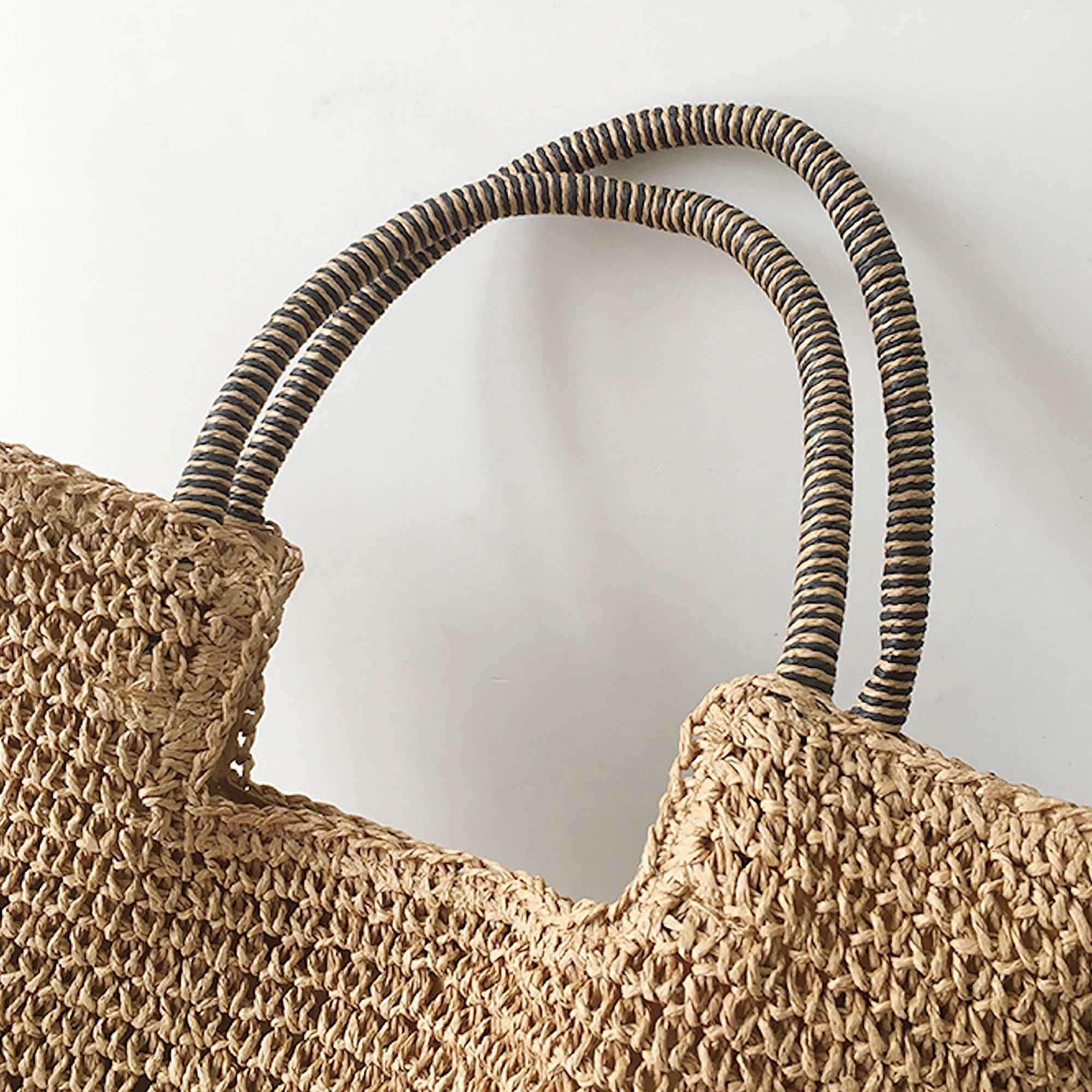 Beach Straw Woven Tote Bag