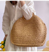 Buy Online Elena Handbags Large Straw Summer Top Handle Bag
