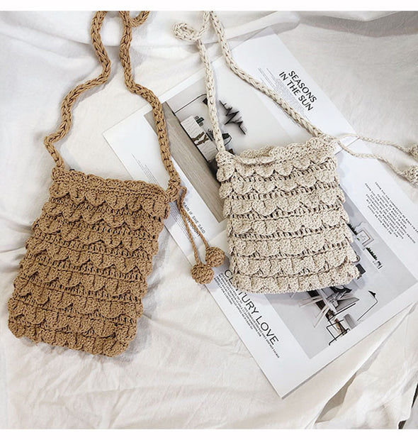 Elena Handbags Crochet Mini Bag