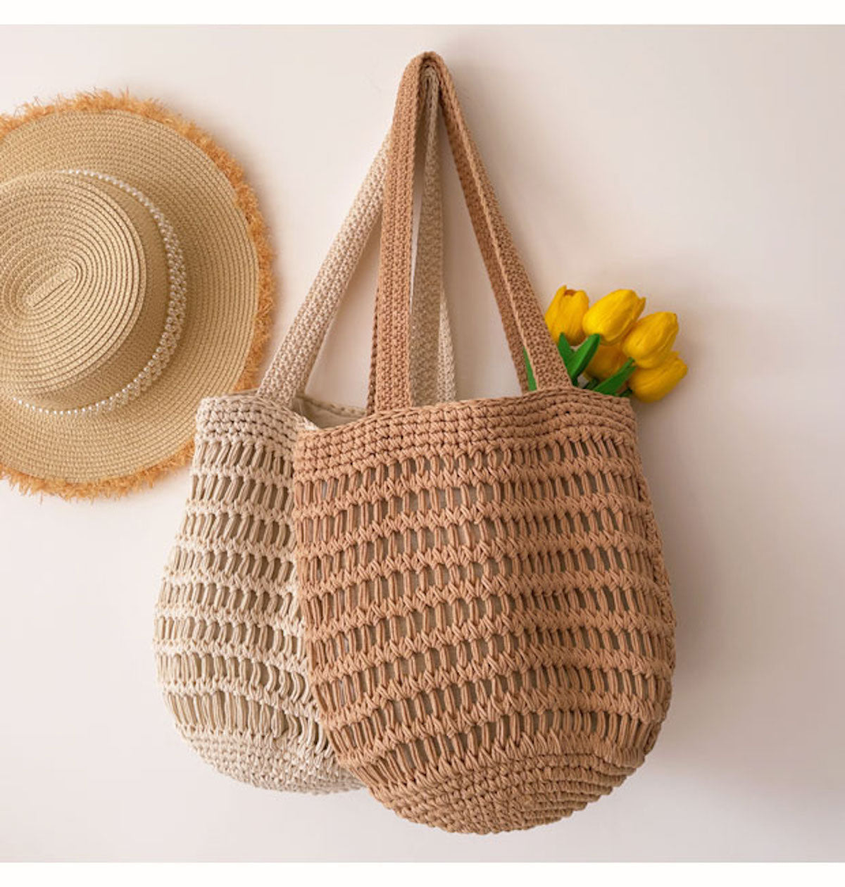Buy Online Elena Handbags Cotton Bucket Bag