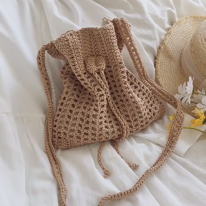 Handmade Crochet Crossbody Handbags