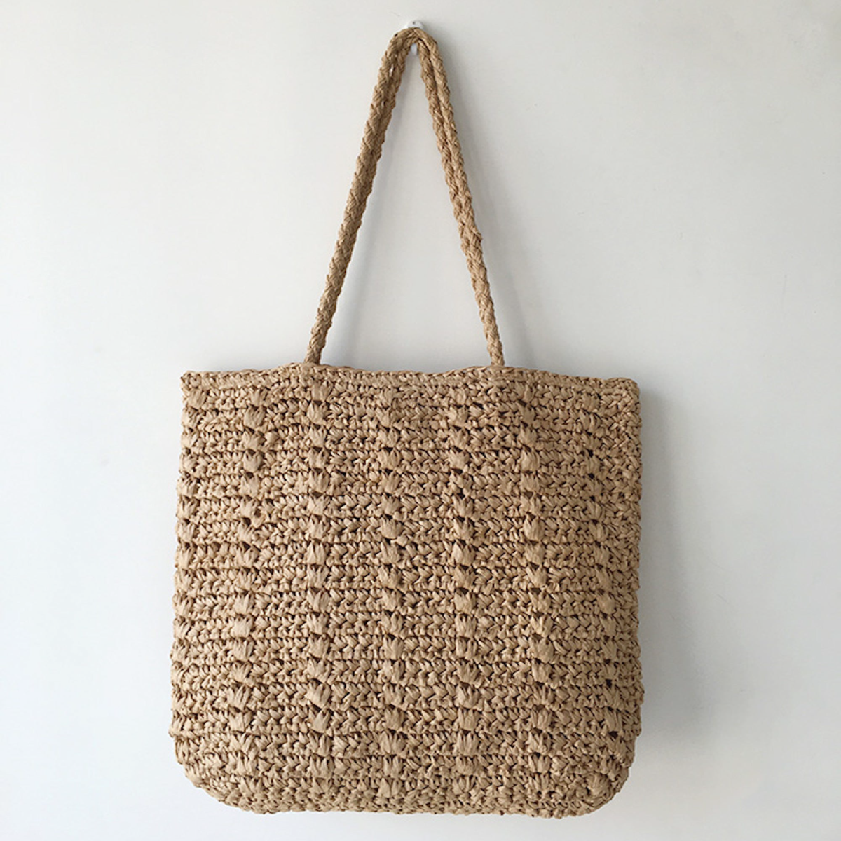 Elena Handbags Straw Woven Tote Bag