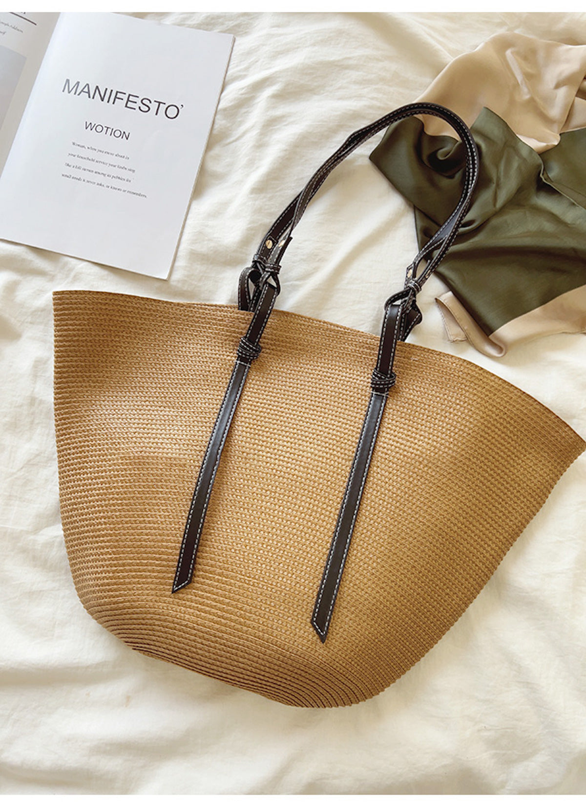Buy Online Elena Handbags Large Shell Shaped Straw Purse Beach Bag