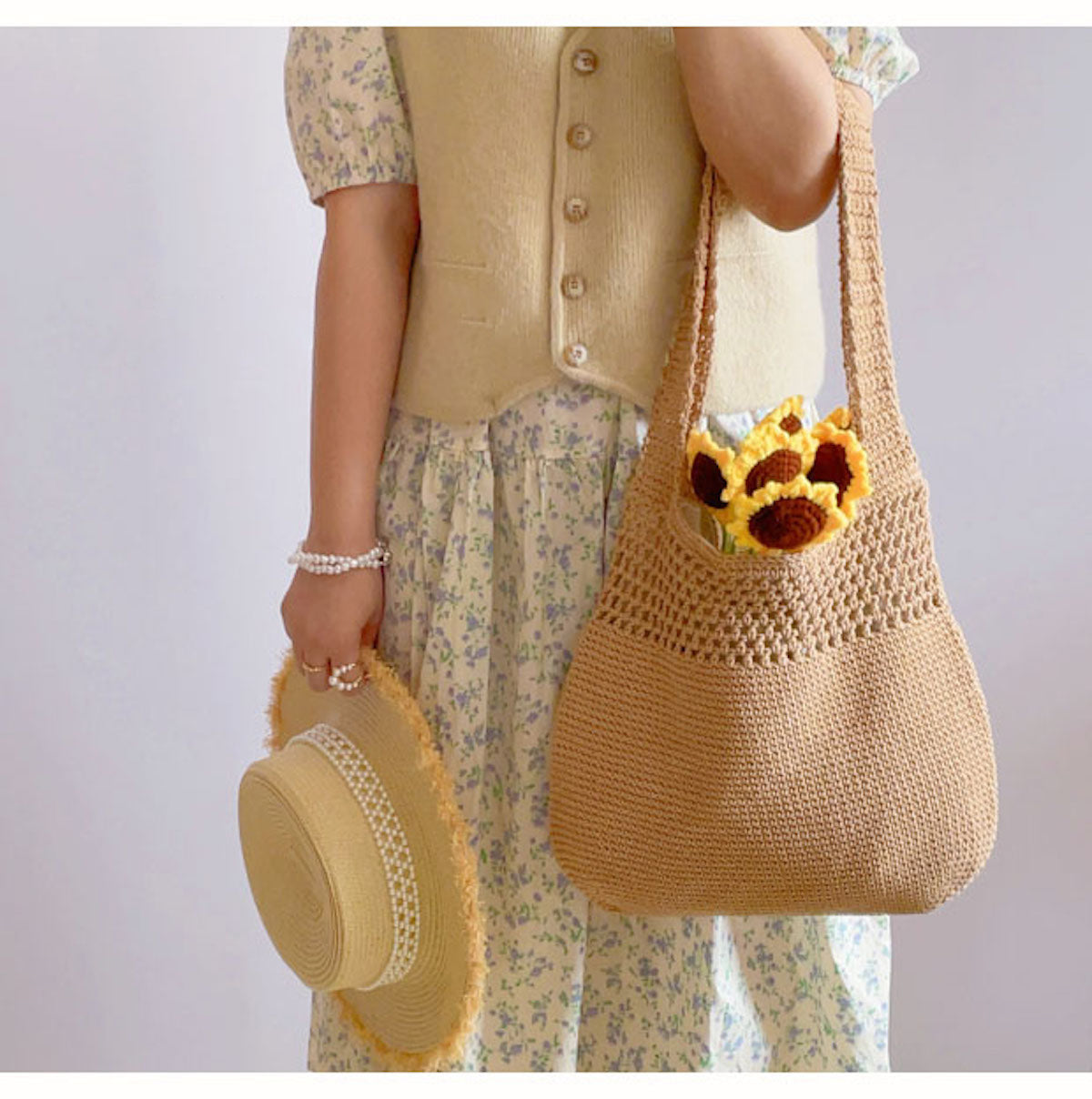 Buy Online Elena Handbags Cotton Shoulder Bag