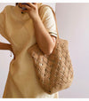 Buy Online Elena Handbags Cotton Crochet Bucket Bag
