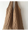 Buy Online High Quality, Unique Handmade Retro Artsy Twist Cotton Knitted Shoulder Bag, Fashion Casual Bag, Handmade Gift for Her, Women's Hand Woven Bag - Elena Handbags
