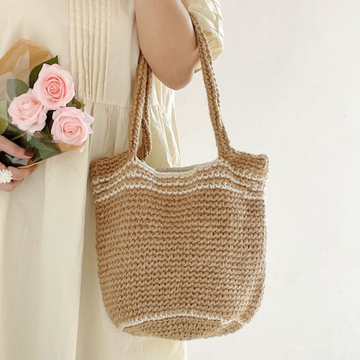 Twine Knitted Shoulder Bag