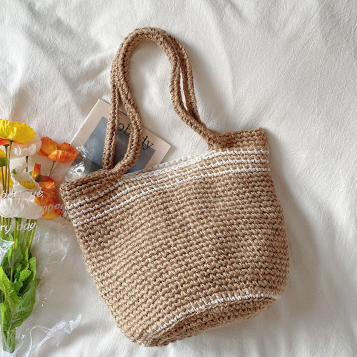 Twine Knitted Shoulder Bag