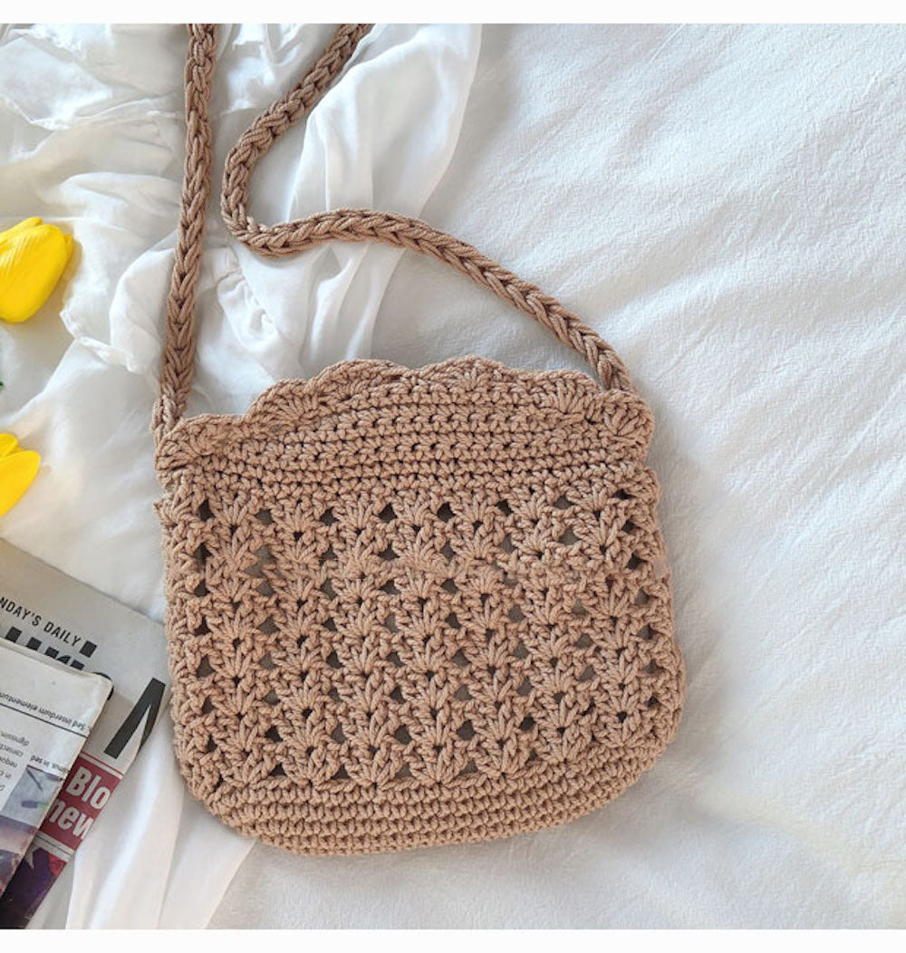 Buy Online High Quality, Unique Handmade Floral Crochet Mini Purse, Hand Woven Crossbody Bag, Cotton Purse, Amigurumi Shoulder Bag, Crossbody Bag - Elena Handbags