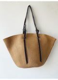 Buy Online Elena Handbags Large Shell Shaped Straw Purse Beach Bag