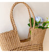 Elena Handbags Straw Basket Summer Tote Bag
