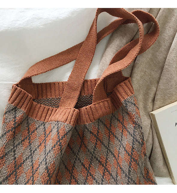 Elena Handbags Hand Knit Tote Bag