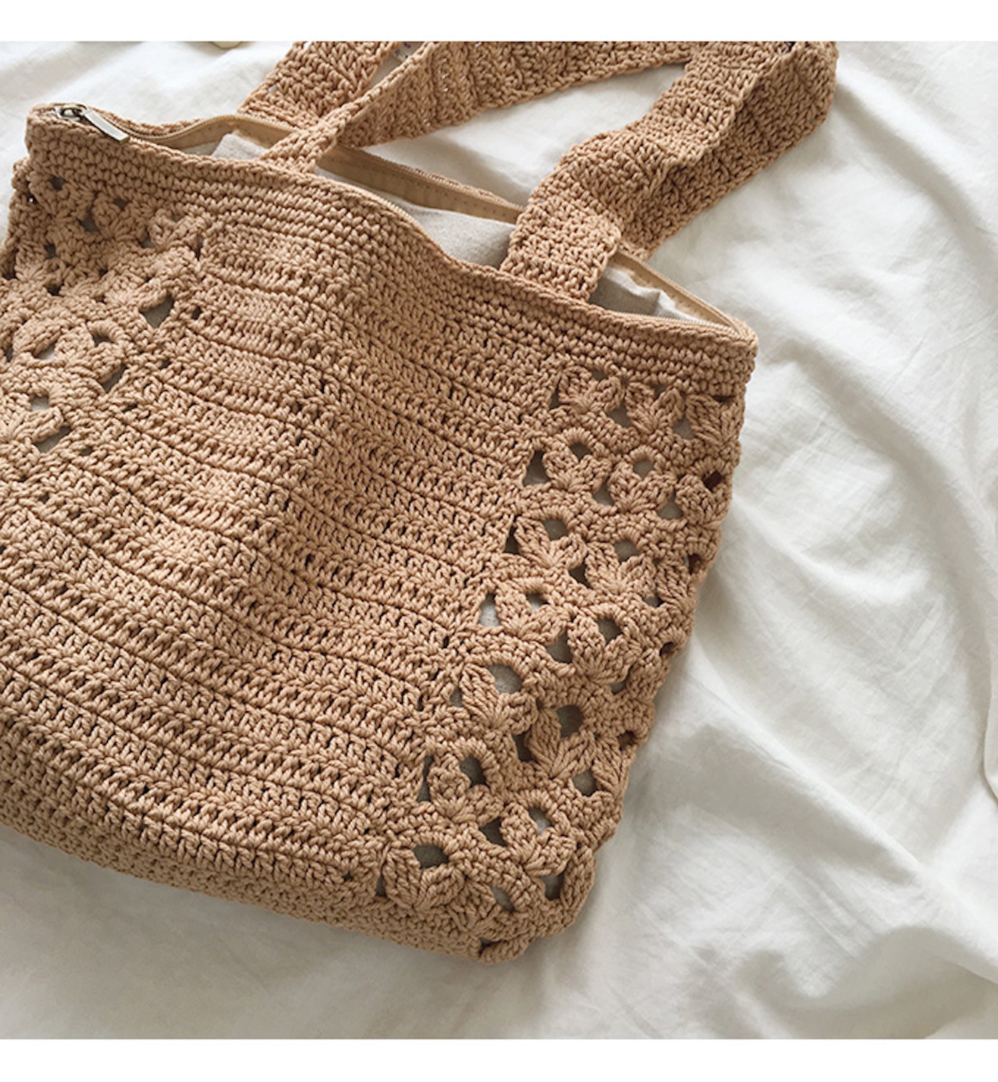 Buy Online High Quality, Unique Handmade Retro Artsy Cotton Knitted Shoulder Bag, Hand Woven, Fashion Casual Bag, Gift for Her, Women's Woven Bag - Elena Handbags