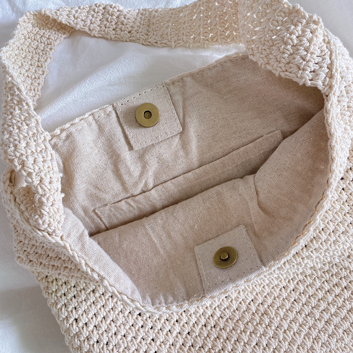 Buy Online Elena Handbags Crochet Shoulder Bag with Minimalistic Basket Design