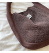 Elena Handbags Cotton Knit Shoulder Bag