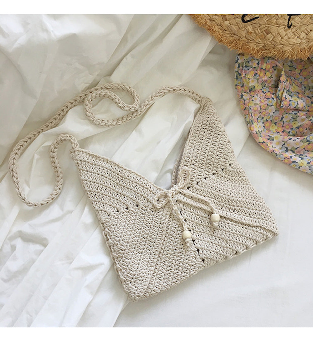 Elena Handbags Handmade Crochet Floral Purse