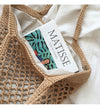 Buy Online High Quality, Unique Handmade Retro Fish Net Cotton Knitted Shoulder Bag, Hand Woven, Fashion Casual Bag, Gift for Her, Women's Woven Bag - Elena Handbags