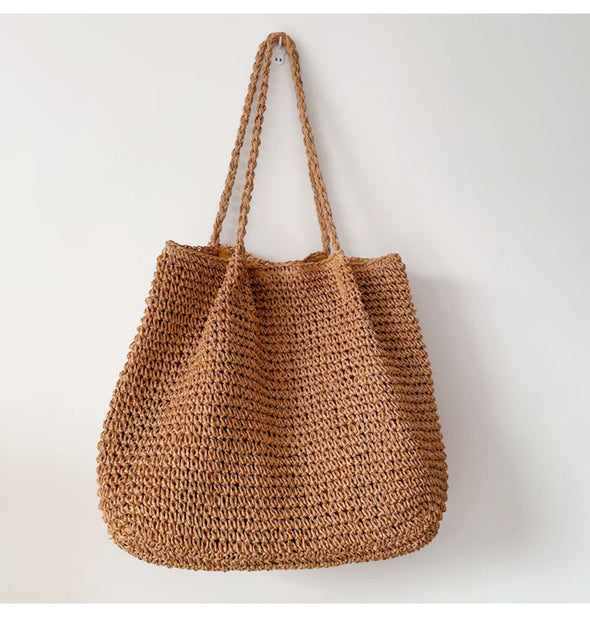 Buy Online Elena Handbags Straw Woven Fashion Tote