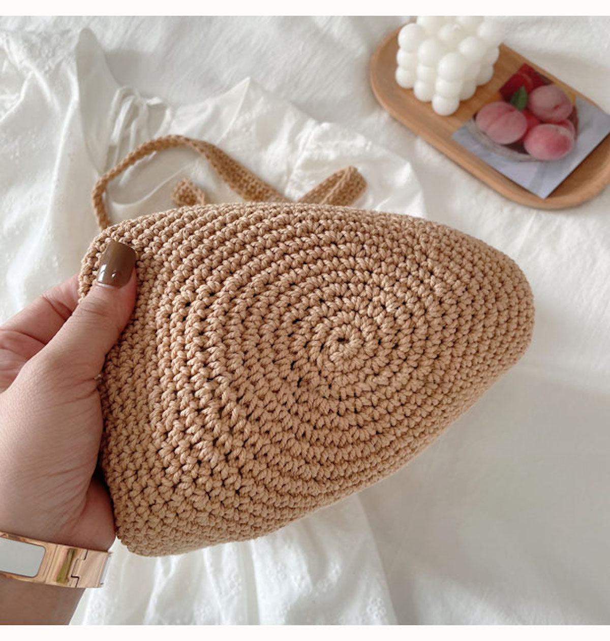 Artsy Crochet Bucket Bag