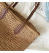 Buy Online High Quality, Unique Handmade Retro Straw Woven Tote Bag, Summer Bag, Everyday Shoulder Bag, Beach Bag - Elena Handbags