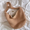 Buy Online Elena Handbags Crochet Shoulder Bag with Minimalistic Basket Design