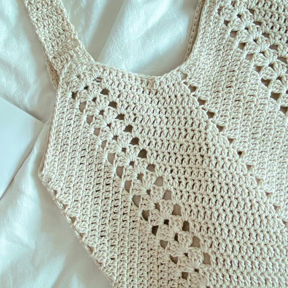 Elena Handbags Minimalistic Crochet Handbag